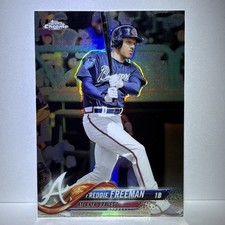 2018 Topps Chrome Freddie Freeman Refractor #23