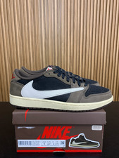 Jordan 1 Retro Low OG SP Travis Scott Mocha Size 9, PREOWNED WORN ONCE-S