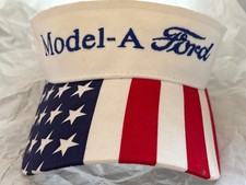 Ford Model A Car Vintage Hat Visor American Flag 4th Of July Independence Day Ford Model A Car Vintage Hat Visor American Flag 4th Of July Independence Day