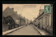 CPA Laigné-en-Belin, Route de Saint-Gervais-en-Belin 