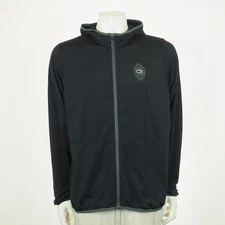 Club Ride Full-Zip Hoodie Jacket Mens XL Black Outdoor Bike Cycling Rain Hooded