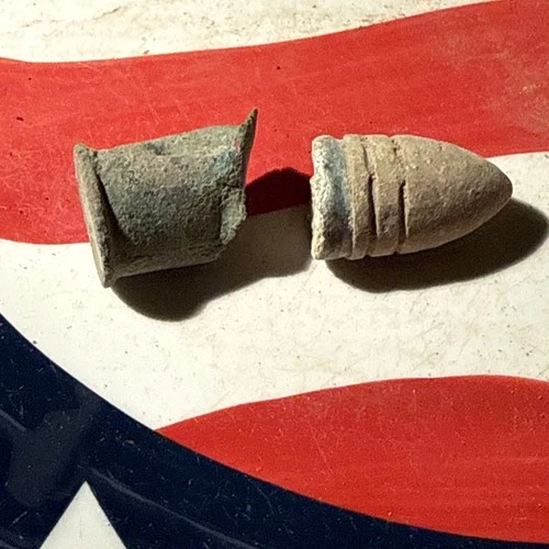 Dug Civil War 💥 🇺🇸 💣 Spencer Bullet W Brass Casing