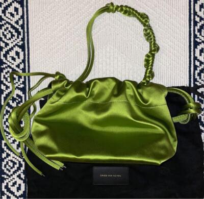 90s DRIES VAN NOTEN アシンメトリーミリタリーショルダーバッグ 90s DRIES VAN NOTEN アシンメトリーミリタリーショルダーバッグ