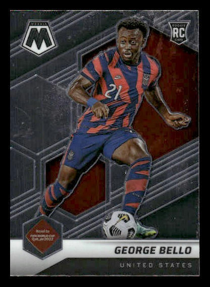 2021-22 Panini Mosaic Road to FIFA World Cup #105 George Bello Rookie USA