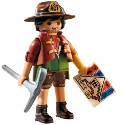 [NEU] Playmobil Figur Schatzsucher mit Karte geteilte Form Set