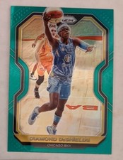 2021 WNBA Panini Prizm Green Diamond DeShields Chicago Sky Champs