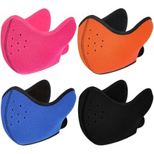 Men Women Winter Fleece Warmer Mask Earmuffs Riding Skiing Snowboard Face Mask