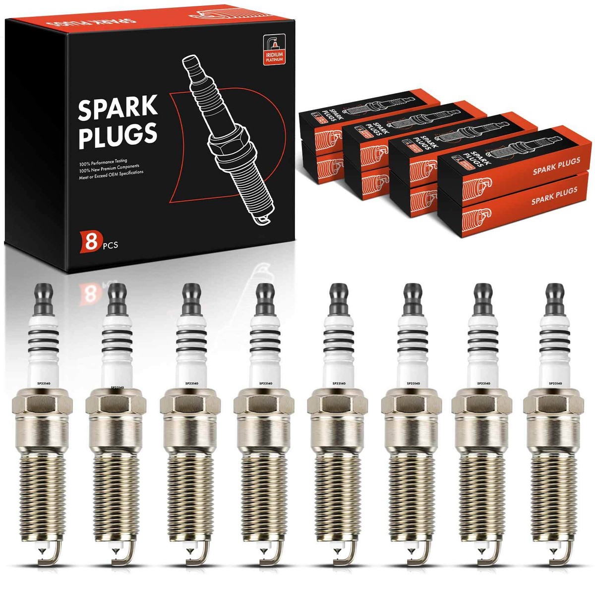 8x Iridium + Platinum Spark Plugs for Jeep Grand Cherokee Dodge 
