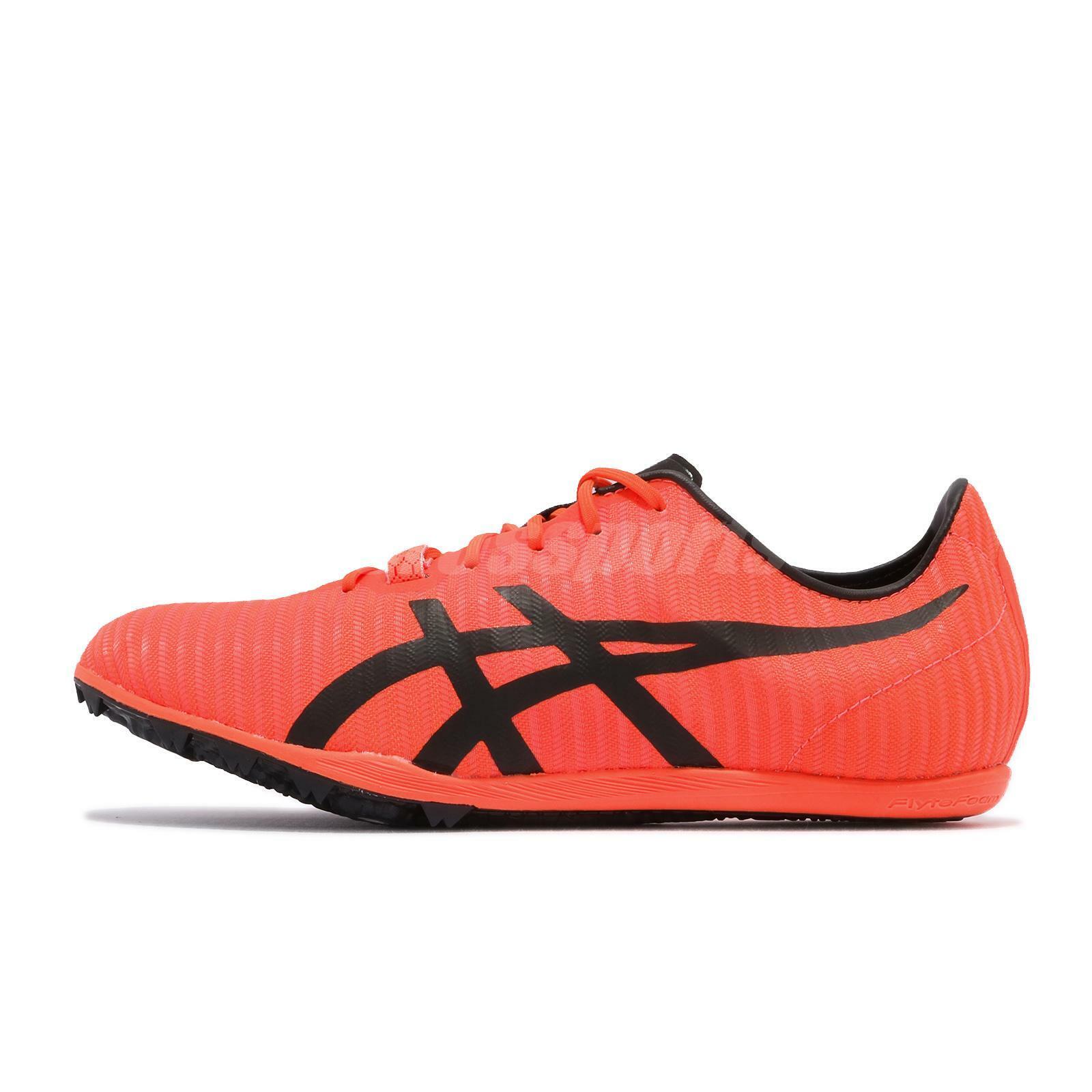 Asics Cosmoracer MD 2 Red Black Men Track And Field Running Shoes 