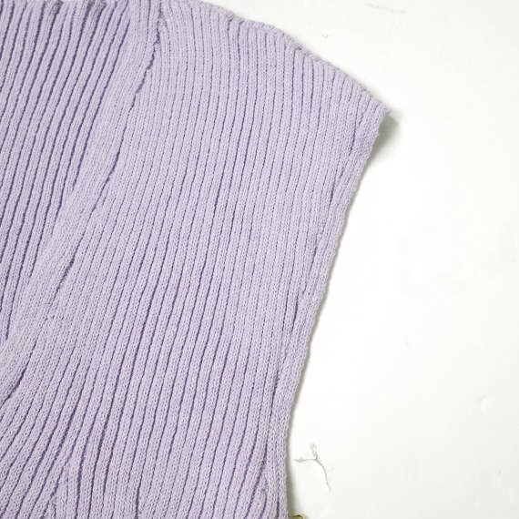 Mame Kurogouchi 22SS Washable Linen Knitted Vest MM22SS