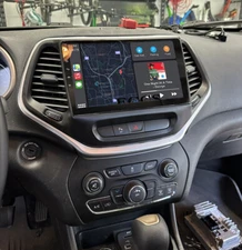 Apply CarPlay For 2015-2018 Jeep Cherokee Car Stereo Radio GPS Wifi +backup Cam