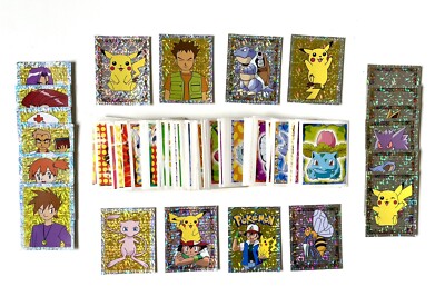 Pokemon Merlin Nintendo Sticker Singles Topps 1999 - Serie 1 - Sie wählen selten