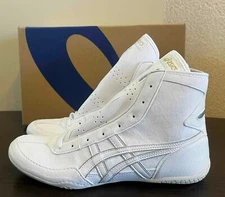 Asics Wrestling Shoes EX-EO special order 1083A001 White x White x Silver