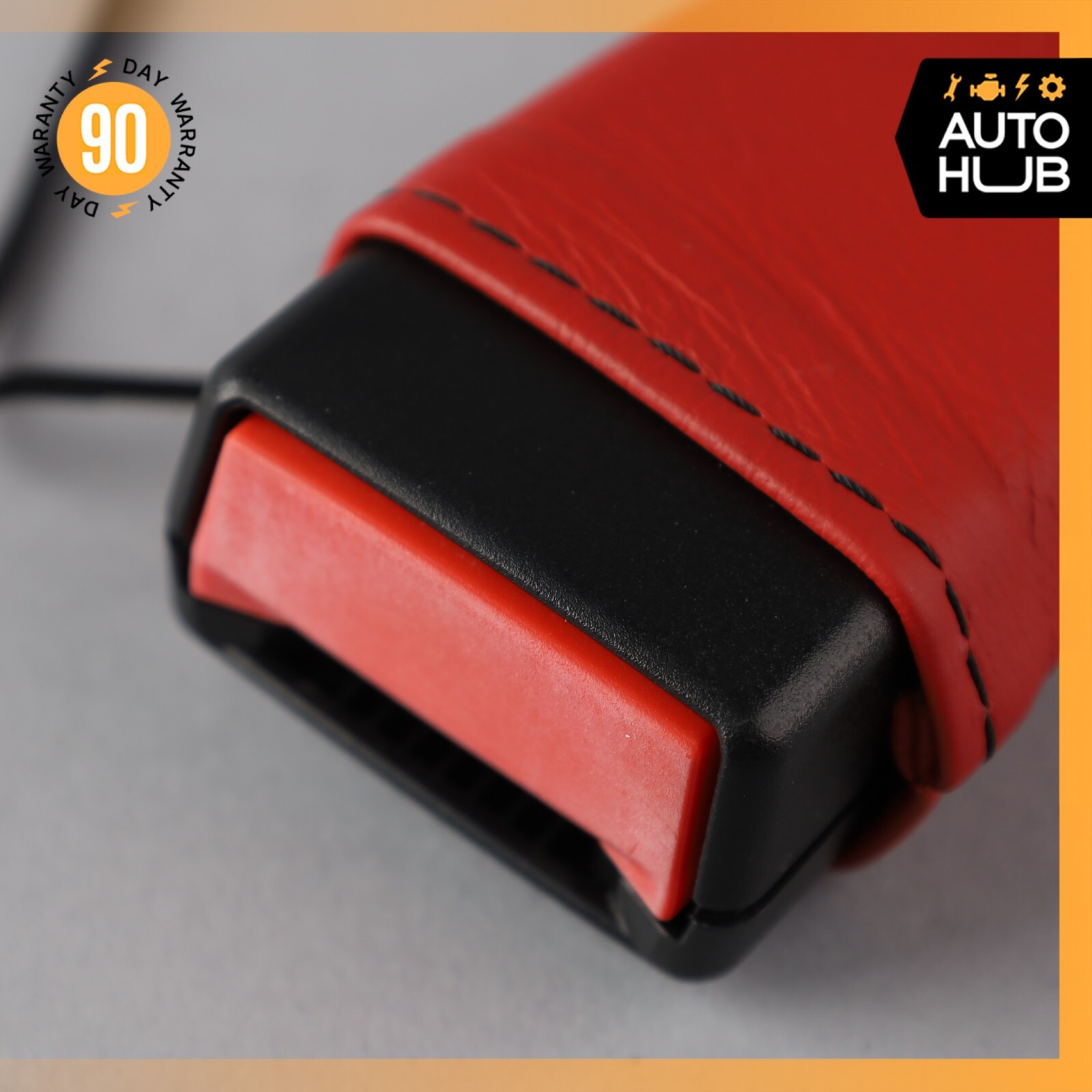 08-19 Maserati GranTurismo S M145 Front Left or Right Seat Belt Buckle Red OEM