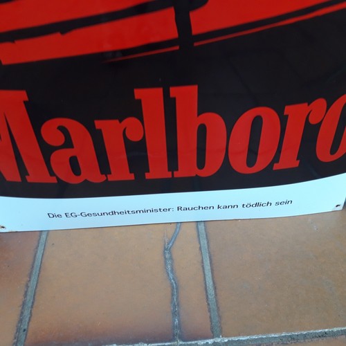 Marlboro Werbeschild - sehr guter Zustand - Bild 2 von 4