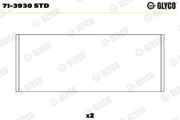 Glyco 71-3930 Std Pleuellager FüR Vw-image