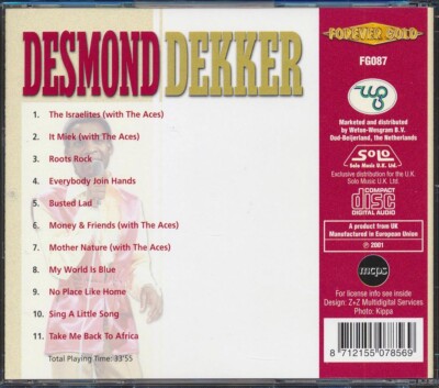 CD Desmond Dekker - Desmond Dekker | eBay