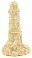 Lighthouse Sand Castle Figurine Sculpture 811 4.25" T Beach Wedding Decor Lake