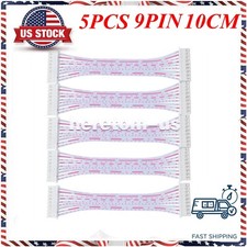 5PCS JST-XH2.54mm 9Pin 10CM Pitch Female to Female Connector Cable Wire