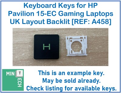 Tastatur Ersatz Tasten für HP Pavilion 15-EC 15-CX Gaming Laptops UK Hintergrundbeleuchtung