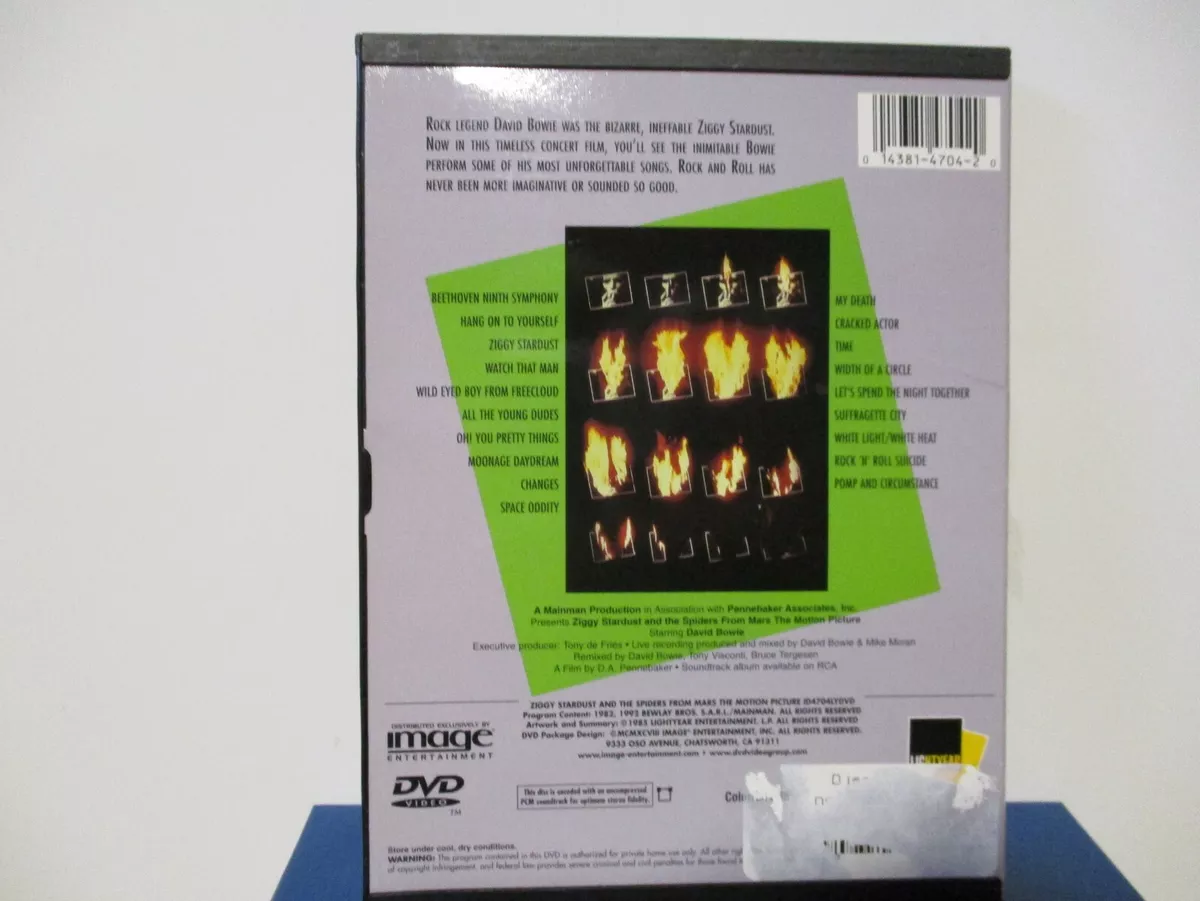 David Bowie - Ziggy Stardust And The Spiders From Mars (The Motion Picture)  (DVD) – Further Records