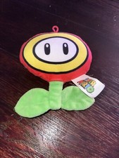 Nintendo Super Mario Bros Fire Flower Plush 6" Collectable NES Stuffed Figure