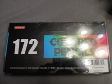 Shuttle Art 172 Colored Pencils Soft Core Color Pencil Set Sealed