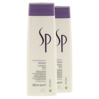 Wella Sp Repair Shampoo Regenerierendes Shampoo Strapaziertes Haar 2X 250 Ml