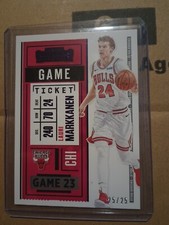 2020-21 Panini Contenders Game Ticket PURPLE #7 Lauri Markkanen  25/25
