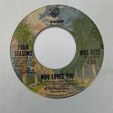 Four Seasons - Who Loves You / (Disco Version) Warner Bros 45 RPM Promo - VG