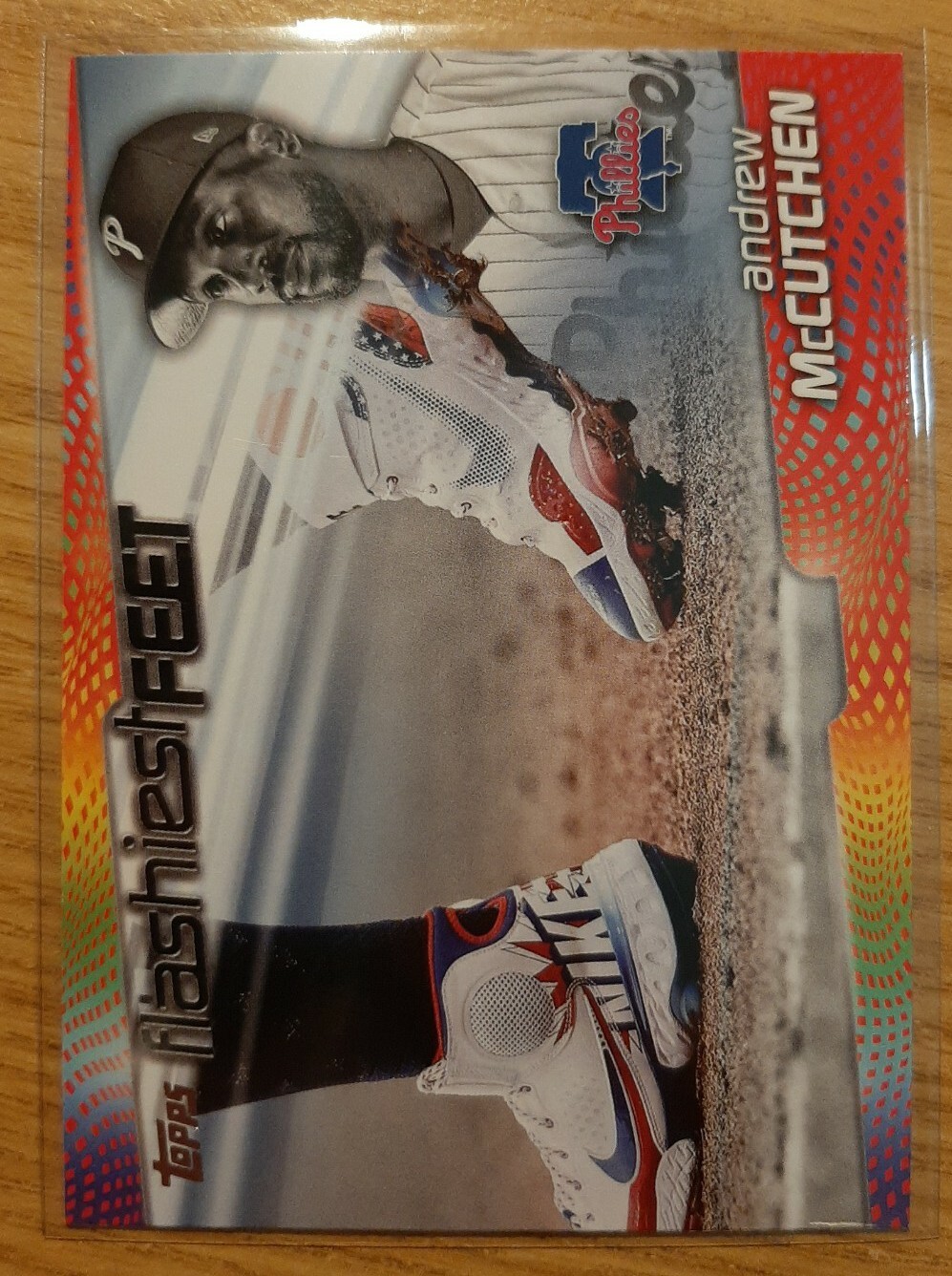 2022 TOPPS FLASHIEST FEET ANDREW MCCUTCHEN #6 PHILADELPHIA PHILLIES