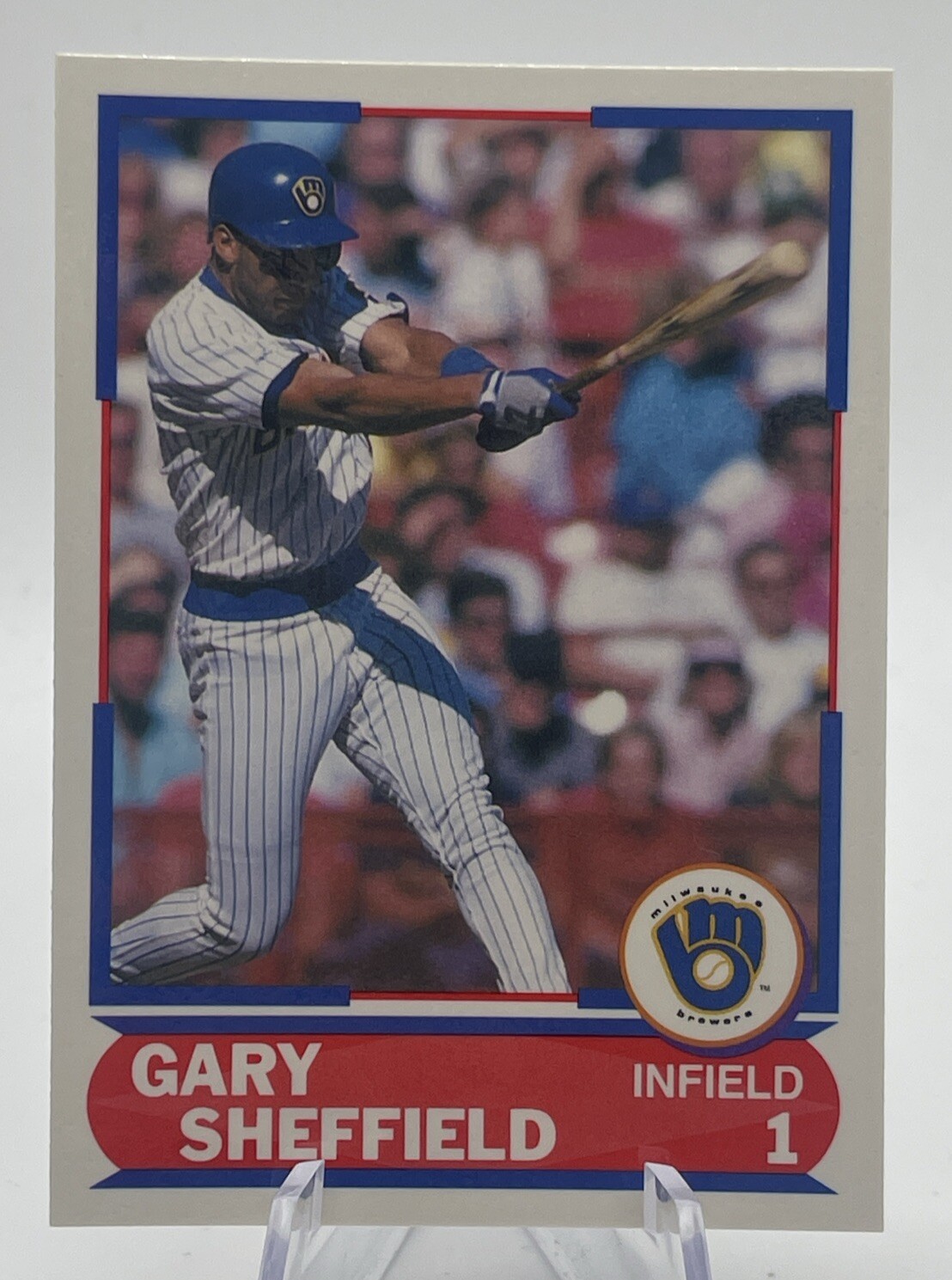 1989 Score Young Superstars GARY SHEFFIELD Rookie Insert Card #25 NM-Mint ⚾️🔥