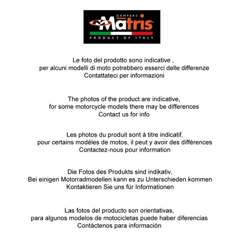 DUCATI MONSTER 1100 Evo 2011-2013 Shock damper MATRIS MD112.2KFP-N Black rear... - Picture 3 of 4