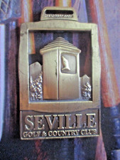 vtg - PGA Golf Bag Tag - SEVILLE GOLF COUNTRY CLUB cc - Metal - Gilbert AZ