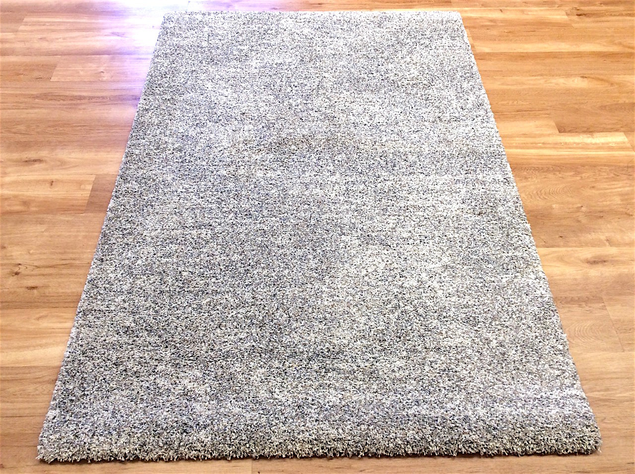 Plain Mottled Cream Grey Beige Coloured Modern Contemporary Thick ...