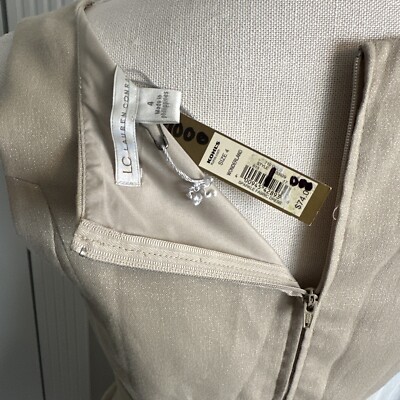 Lauren Conrad Gold Dress W/front Waist Bow Zipper Back Size 4 | eBay Lauren Conrad Gold Dress W/front Waist Bow Zipper Back Size 4 | eBay