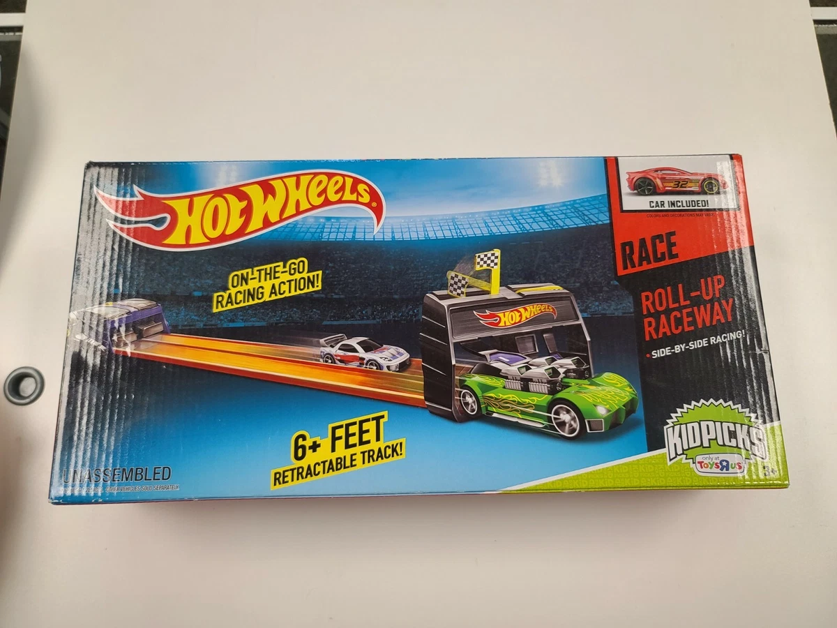 Hot Wheels Race ROLL-UP RACEWAY (6+ Feet) Kid Picks Toys R Us Exclusive New