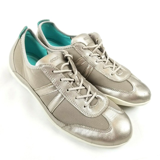ECCO Women's 90 LaceUp Comfort Shoes Size EU 40 US 9 Leather Mesh