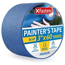 XFasten Professional Blue Painters Tape, Multi-Use, 3 Inches x 60 Yards Blue ...