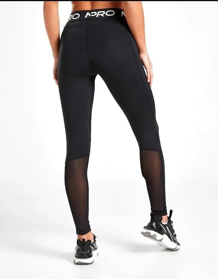 NIKE LEGGINGS WOMEN DRI-FIT SPORT JOGGING RUNNING GYM XS TO XL UK STOCK - Image 3 of 4