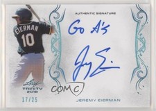 2018 Leaf Trinity Signatures Platinum Spectrum 17/25 Jeremy Eierman Auto y8h