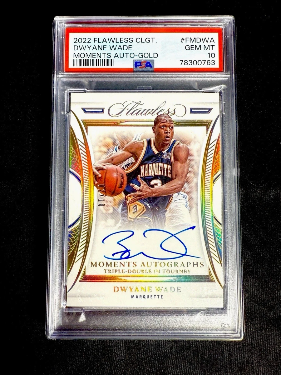 Dwyane Wade 10 Graded Basketball Autographed Sports Trading Cards