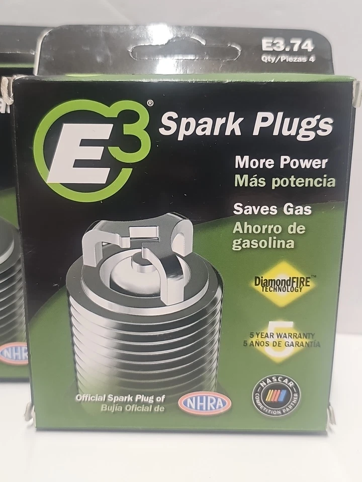 E3.74 Spark Plugs 8-pack Premium Automotive 14mm 1" Reach E3.74 OEM DiamondFIRE - Image 3 of 4