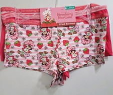 NEW Women's Strawberry Shortcake 3 Pack Boyshorts Panty Underwear Size XL