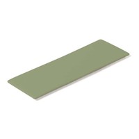 Rechteckiges GrüNes Tablett Lab 9,2X27,7 Cm Porzellan Comas | Restaurant Teller