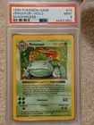 1999 POKEMON BASE SET SHADOWLESS VENUSAUR HOLO RARE PSA 9 MINT 15/102 WOTC #15