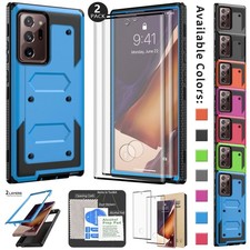 For Samsung Galaxy Note 20 Ultra 5G Case Dual Layer Phone Cover/Screen Protector