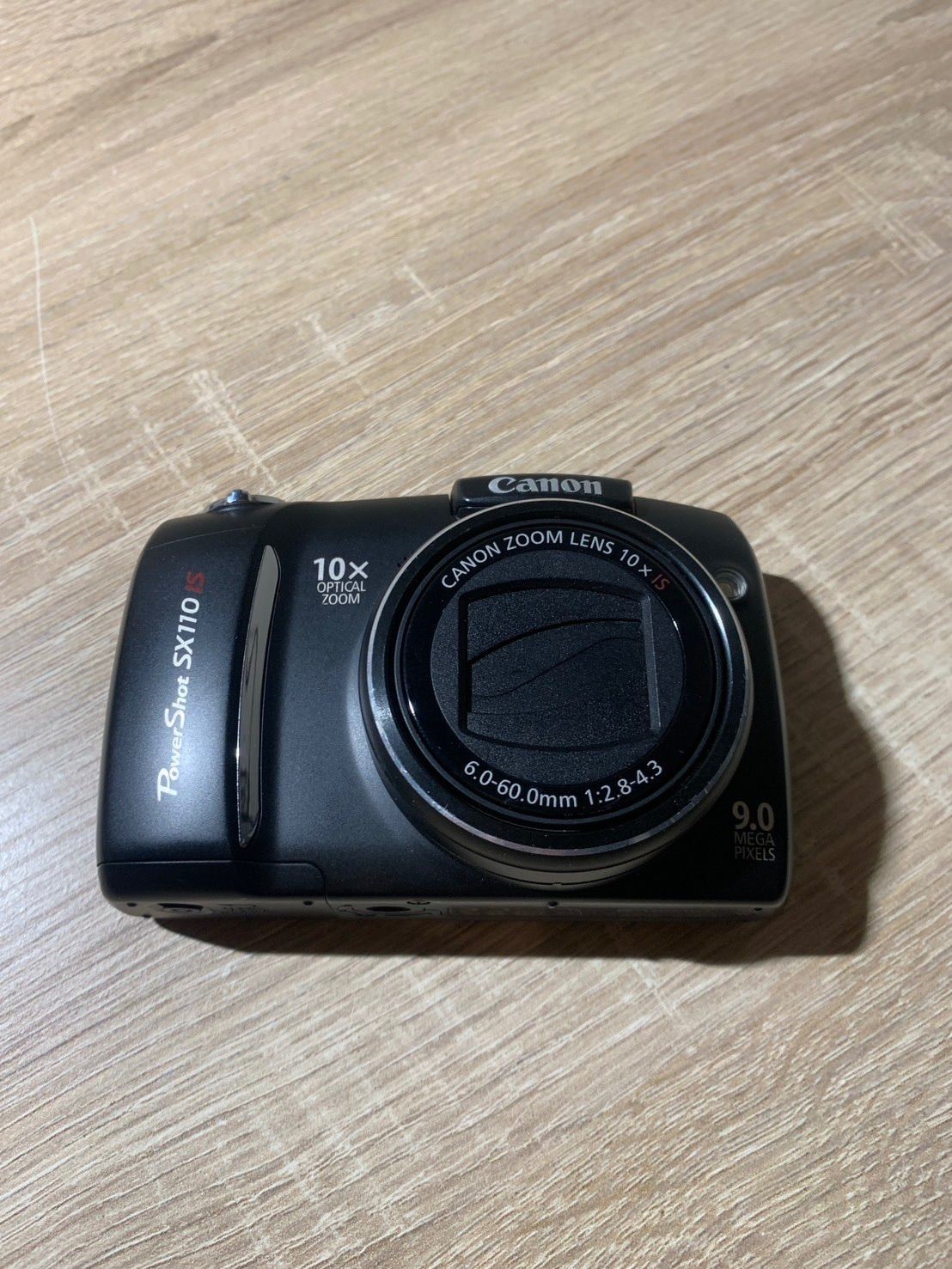 Canon PowerShot SX110 IS Black Digital Camera Tested Excellent Condition