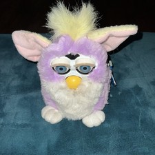Furby White Purple Model 70-940 Tiger 1999 Original Lim Ed