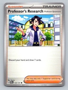 Professor's Research (Professor Sycamore) - 125/131 - Prismatic Evolutions - Poke Ball Pattern